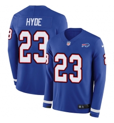 Nike Bills 23 Micah Hyde Royal Blue Team Color Men s Stitched NFL Limited Therma Long Sleeve Jersey Nike Bills 23 Micah Hyde Royal Blue Team Color Men s Stitched NFL Limited Therma Long Sleeve Jersey