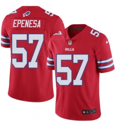 Nike Bills 57 A J Epenesas Red Men Stitched NFL Limited Rush Jersey Nike Bills 57 A J Epenesas Red Men Stitched NFL Limited Rush Jersey