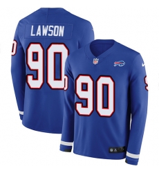 Nike Bills 90 Shaq Lawson Royal Blue Team Color Men s Stitched NFL Limited Therma Long Sleeve Jersey Nike Bills 90 Shaq Lawson Royal Blue Team Color Men s Stitched NFL Limited Therma Long Sleeve Jersey
