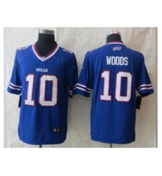 Nike Buffalo Bills 10 Woods Blue Limited NFL Jersey Nike Buffalo Bills 10 Woods Blue Limited NFL Jersey