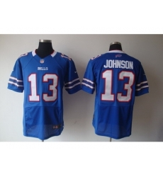 Nike Buffalo Bills 13 Steve Johnson Blue Elite NFL Jersey Nike Buffalo Bills 13 Steve Johnson Blue Elite NFL Jersey