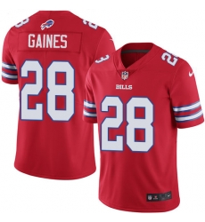 Nike Buffalo Bills 28 E J Gaines Red Men Stitched NFL Limited Rush Jersey Nike Buffalo Bills 28 E J Gaines Red Men Stitched NFL Limited Rush Jersey