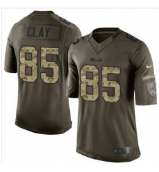Nike Buffalo Bills #85 Charles Clay Green Men 27s Stitched NFL Limited Salute To Service Jersey Nike Buffalo Bills #85 Charles Clay Green Men 27s Stitched NFL Limited Salute To Service Jersey
