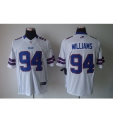 Nike Buffalo Bills 94 Williams White Limited NFL Jersey Nike Buffalo Bills 94 Williams White Limited NFL Jersey