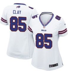 Nike Bills #85 Charles Clay White Womens Stitched NFL New Elite Jersey Nike Bills #85 Charles Clay White Womens Stitched NFL New Elite Jersey