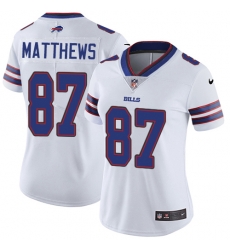 Nike Bills #87 Jordan Matthews White Womens Stitched NFL Vapor Untouchable Limited Jersey Nike Bills #87 Jordan Matthews White Womens Stitched NFL Vapor Untouchable Limited Jersey