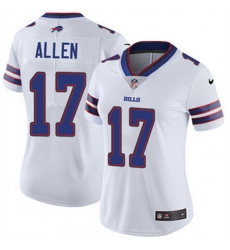 Women Buffalo Bills 17 Josh Allen White Limited Stitched Jersey Women Buffalo Bills 17 Josh Allen White Limited Stitched Jersey