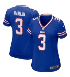 Women Buffalo Bills 3 Damar Hamlin Nike Royal Game Jersey Women Buffalo Bills 3 Damar Hamlin Nike Royal Game Jersey