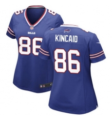Women Buffalo Bills 86 Dalton Kincaid Blue 2023 Draft Stitched Game Jersey Women Buffalo Bills 86 Dalton Kincaid Blue 2023 Draft Stitched Game Jersey