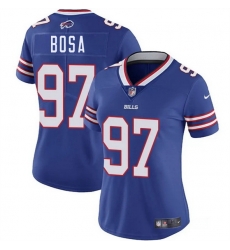 Women Buffalo Bills 97 Joey Bosa Royal Vapor Stitched Football Jersey Women Buffalo Bills 97 Joey Bosa Royal Vapor Stitched Football Jersey