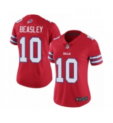 Womens Buffalo Bills 10 Cole Beasley Limited Red Rush Vapor Untouchable Football Jersey Womens Buffalo Bills 10 Cole Beasley Limited Red Rush Vapor Untouchable Football Jersey