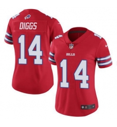 Women's Buffalo Bills #14 Stefon Diggs Red Vapor Untouchable Stitched NFL Nike Limited Jersey Women's Buffalo Bills #14 Stefon Diggs Red Vapor Untouchable Stitched NFL Nike Limited Jersey