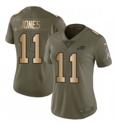 Womens Nike Buffalo Bills 11 Zay Jones Limited OliveGold 2017 Salute to Service NFL Jersey Womens Nike Buffalo Bills 11 Zay Jones Limited OliveGold 2017 Salute to Service NFL Jersey