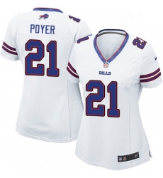 Womens Nike Buffalo Bills 21 Jordan Poyer Game White NFL Jersey Womens Nike Buffalo Bills 21 Jordan Poyer Game White NFL Jersey
