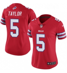 Womens Nike Buffalo Bills 5 Tyrod Taylor Elite Red Rush Vapor Untouchable NFL Jersey Womens Nike Buffalo Bills 5 Tyrod Taylor Elite Red Rush Vapor Untouchable NFL Jersey