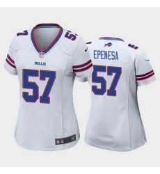 women a.j. epenesa buffalo bills white game jersey women a.j. epenesa buffalo bills white game jersey