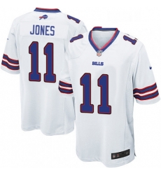 Youth Nike Buffalo Bills 11 Zay Jones Game White NFL Jersey Youth Nike Buffalo Bills 11 Zay Jones Game White NFL Jersey