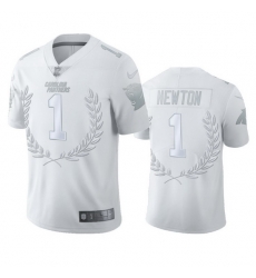 Carolina Panthers 1 Cam Newton Men 27 Nike Platinum NFL MVP Limited Edition Jersey Carolina Panthers 1 Cam Newton Men 27 Nike Platinum NFL MVP Limited Edition Jersey