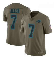 Kyle Allen Men Carolina Panthers Nike 2017 Salute to Service Jersey Limited Green Kyle Allen Men Carolina Panthers Nike 2017 Salute to Service Jersey Limited Green