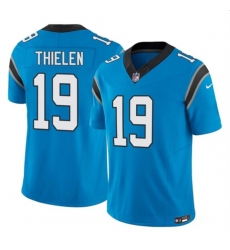 Men Carolina Panthers 19 Adam Thielen Blue 2023 F U S E Vapor Untouchable Stitched Football Jersey Men Carolina Panthers 19 Adam Thielen Blue 2023 F U S E Vapor Untouchable Stitched Football Jersey