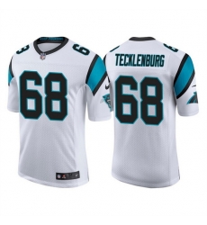 Men Carolina Panthers 68 Sam Tecklenburg 2022 White Stitched Game Jersey Men Carolina Panthers 68 Sam Tecklenburg 2022 White Stitched Game Jersey