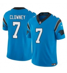 Men Carolina Panthers 7 Jadeveon Clowney Blue 2024 F U S E Vapor Limited Stitched Football Jersey Men Carolina Panthers 7 Jadeveon Clowney Blue 2024 F U S E Vapor Limited Stitched Football Jersey