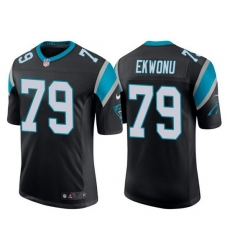 Men Carolina Panthers 79 Ikem Ekwonu Black Stitched jersey Men Carolina Panthers 79 Ikem Ekwonu Black Stitched jersey
