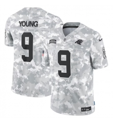 Men Carolina Panthers 9 Bryce Young 2024 Arctic Camo Salute To Service Limited Stitched Football Jersey Men Carolina Panthers 9 Bryce Young 2024 Arctic Camo Salute To Service Limited Stitched Football Jersey