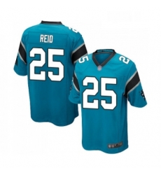 Mens Carolina Panthers 25 Eric Reid Game Blue Alternate Football Jersey Mens Carolina Panthers 25 Eric Reid Game Blue Alternate Football Jersey