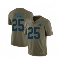 Mens Carolina Panthers 25 Eric Reid Limited Olive 2017 Salute to Service Football Jersey Mens Carolina Panthers 25 Eric Reid Limited Olive 2017 Salute to Service Football Jersey