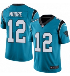 Mens Nike Carolina Panthers 12 DJ Moore Limited Blue Rush Vapor Untouchable NFL Jersey Mens Nike Carolina Panthers 12 DJ Moore Limited Blue Rush Vapor Untouchable NFL Jersey