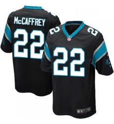 Mens Nike Carolina Panthers 22 Christian McCaffrey Game Black Team Color NFL Jersey Mens Nike Carolina Panthers 22 Christian McCaffrey Game Black Team Color NFL Jersey