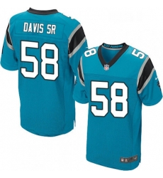 Mens Nike Carolina Panthers 58 Thomas Davis Elite Blue Alternate NFL Jersey Mens Nike Carolina Panthers 58 Thomas Davis Elite Blue Alternate NFL Jersey