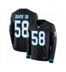 Mens Nike Carolina Panthers 58 Thomas Davis Limited Black Therma Long Sleeve NFL Jersey Mens Nike Carolina Panthers 58 Thomas Davis Limited Black Therma Long Sleeve NFL Jersey