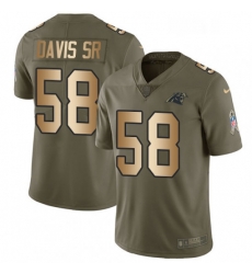 Mens Nike Carolina Panthers 58 Thomas Davis Limited OliveGold 2017 Salute to Service NFL Jersey Mens Nike Carolina Panthers 58 Thomas Davis Limited OliveGold 2017 Salute to Service NFL Jersey