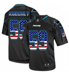 Mens Nike Carolina Panthers 59 Luke Kuechly Elite Black USA Flag Fashion NFL Jersey Mens Nike Carolina Panthers 59 Luke Kuechly Elite Black USA Flag Fashion NFL Jersey