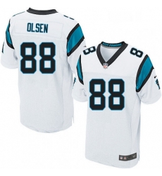 Mens Nike Carolina Panthers 88 Greg Olsen Elite White NFL Jersey Mens Nike Carolina Panthers 88 Greg Olsen Elite White NFL Jersey