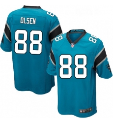 Mens Nike Carolina Panthers 88 Greg Olsen Game Blue Alternate NFL Jersey Mens Nike Carolina Panthers 88 Greg Olsen Game Blue Alternate NFL Jersey