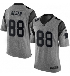 Mens Nike Carolina Panthers 88 Greg Olsen Limited Gray Gridiron NFL Jersey Mens Nike Carolina Panthers 88 Greg Olsen Limited Gray Gridiron NFL Jersey