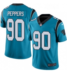 Mens Nike Carolina Panthers 90 Julius Peppers Blue Alternate Vapor Untouchable Limited Player NFL Jersey Mens Nike Carolina Panthers 90 Julius Peppers Blue Alternate Vapor Untouchable Limited Player NFL Jersey