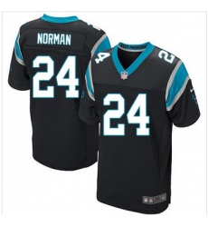 Nike Carolina Panthers #24 Josh Norman Black Team Color Mens Stitched NFL Elite Jersey Nike Carolina Panthers #24 Josh Norman Black Team Color Mens Stitched NFL Elite Jersey