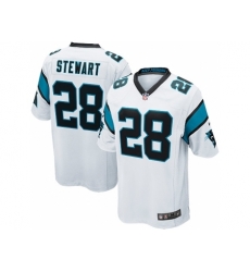 Nike Carolina Panthers 28 Jonathan Stewart White Game NFL Jersey Nike Carolina Panthers 28 Jonathan Stewart White Game NFL Jersey