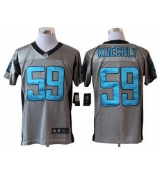 Nike Carolina Panthers 59 Kuechly Grey Elite Shadow NFL Jersey Nike Carolina Panthers 59 Kuechly Grey Elite Shadow NFL Jersey