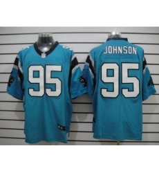 Nike Carolina Panthers 95 Charles Johnson Blue Elite NFL Jerseys Nike Carolina Panthers 95 Charles Johnson Blue Elite NFL Jerseys