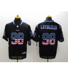 Nike Carolina Panthers 98 Star Lotulelei Black USA Flag Fashion Elite NFL Jersey Nike Carolina Panthers 98 Star Lotulelei Black USA Flag Fashion Elite NFL Jersey