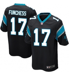 Nike Panthers #17 Devin Funchess Black Team Color Mens Stitched NFL Elite Jersey Nike Panthers #17 Devin Funchess Black Team Color Mens Stitched NFL Elite Jersey