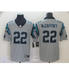 Nike Panthers 22 Christian McCaffrey Silver Inverted Legend Limited Jersey Nike Panthers 22 Christian McCaffrey Silver Inverted Legend Limited Jersey