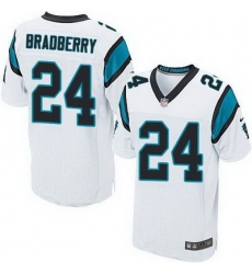 Nike Panthers #24 James Bradberry White Mens Stitched NFL Elite Jersey Nike Panthers #24 James Bradberry White Mens Stitched NFL Elite Jersey