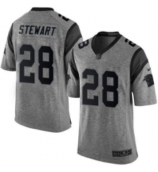 Nike Panthers #28 Jonathan Stewart Gray Mens Stitched NFL Limited Gridiron Gray Jersey Nike Panthers #28 Jonathan Stewart Gray Mens Stitched NFL Limited Gridiron Gray Jersey