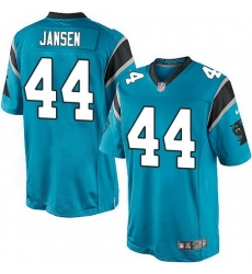 Nike Panthers #44 J.J. Jansen BlueTeam Color Mens Stitched NFL Elite Jersey Nike Panthers #44 J.J. Jansen BlueTeam Color Mens Stitched NFL Elite Jersey